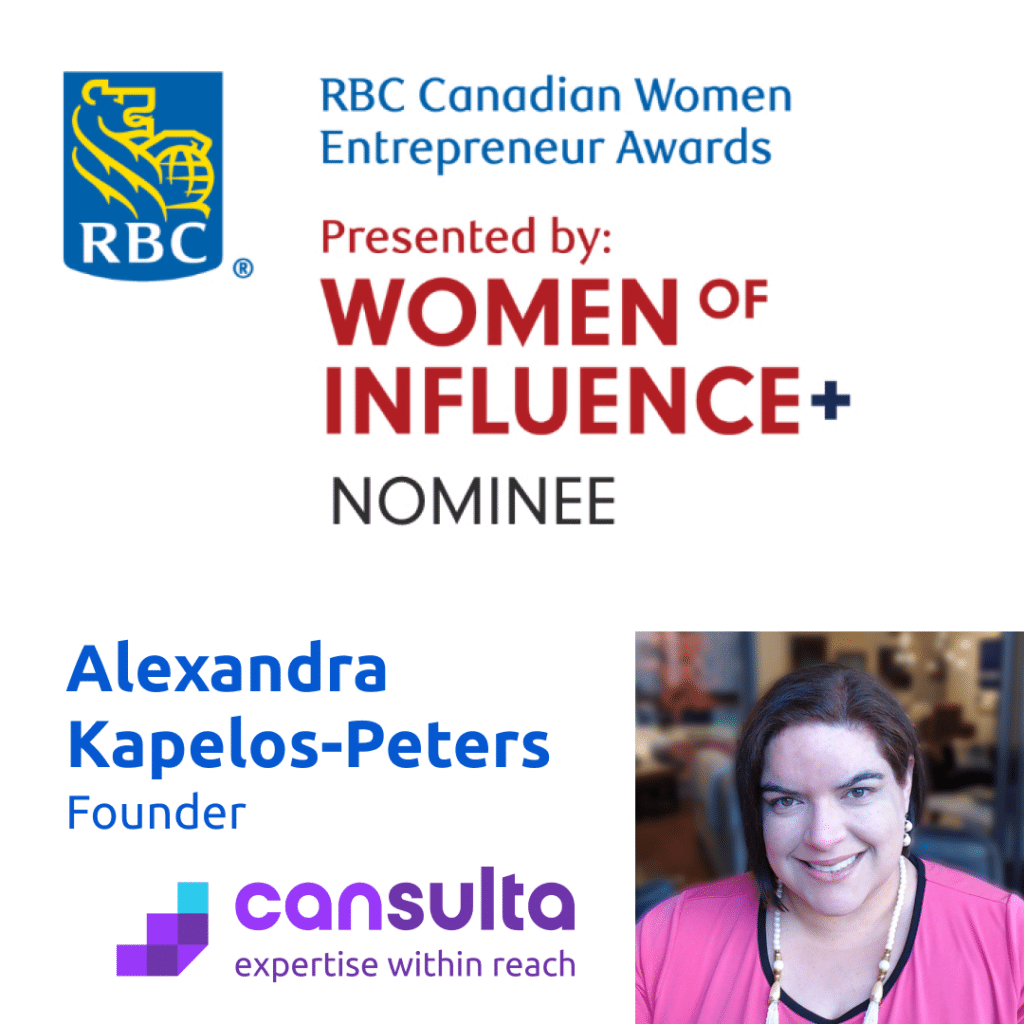 Cansulta’s founder Alexandra nominated for 2023 RBC Canadian Women Entrepreneur Awards