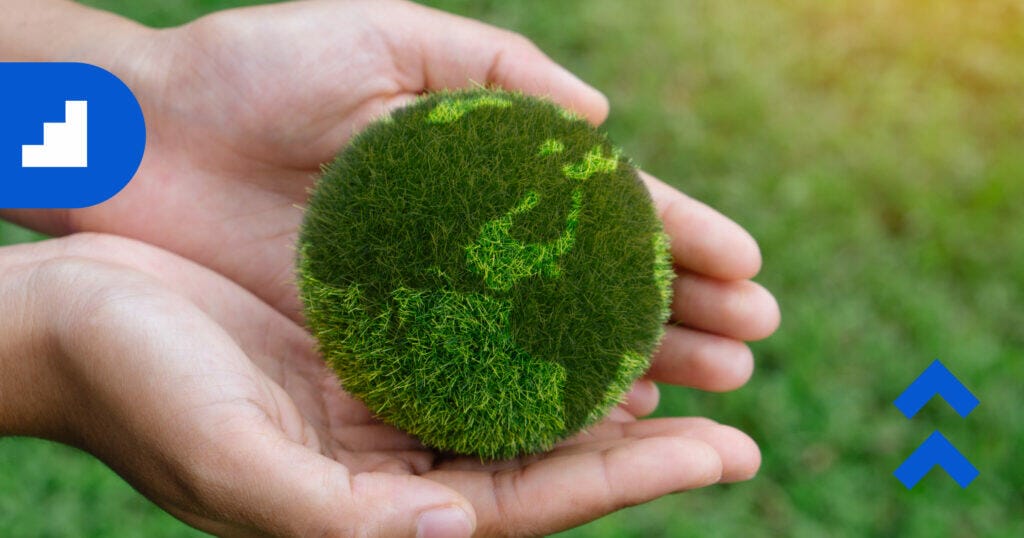 green earth in palm of hands: successful ESG cases