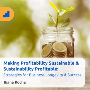 profitability&sustainability: tree growing from money