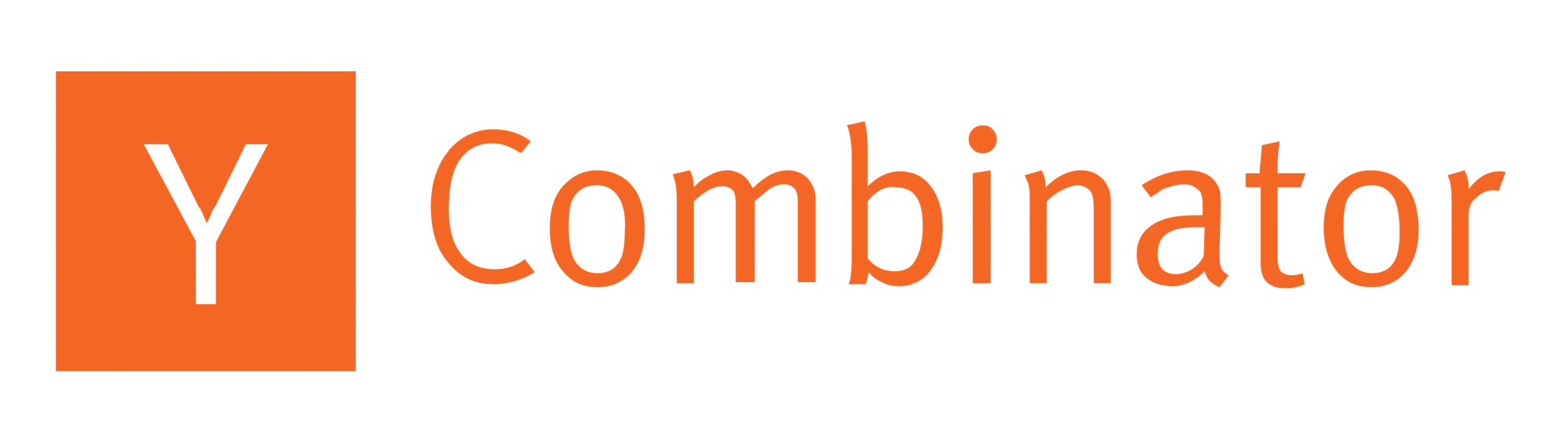 y combinator logo text wordmark