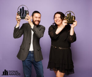 Katherin and Ethan at 2023 Signal Awards in New York City