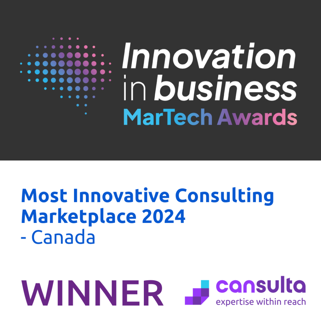 Cansulta Most Innovative Consulting Marketplace 2024 – Canada