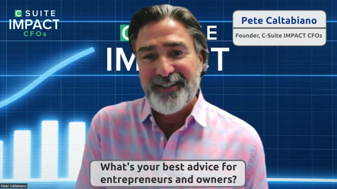 Thumbnail for interview video with Pete Caltabiano, Impact CFOs