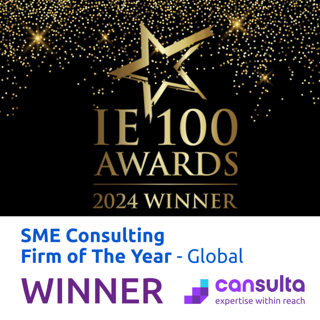 Cansulta is “SME Consulting Firm of the Year” at the 2024 IE100 Global Awards