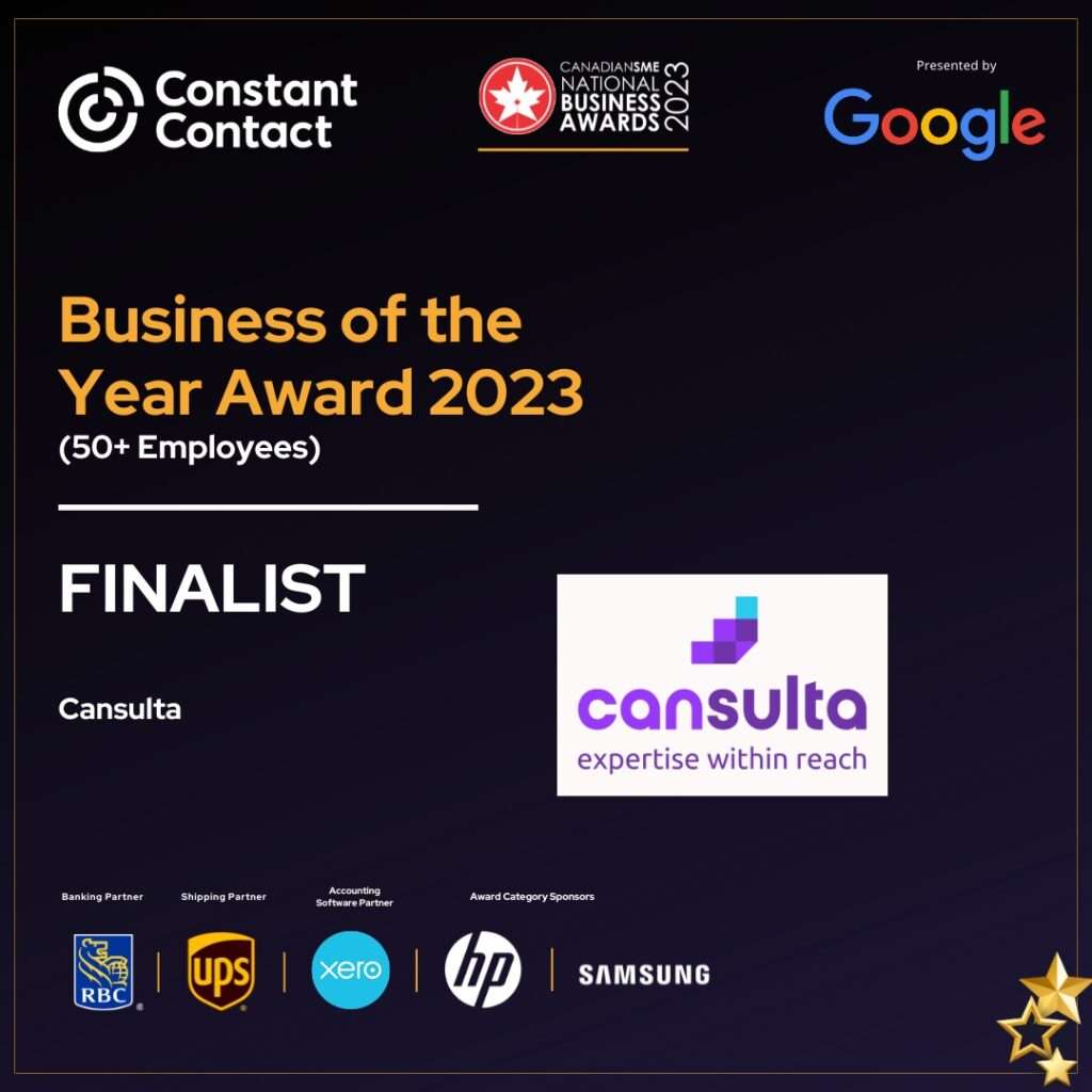 Cansulta “Business of the Year” finalist at National Business Awards