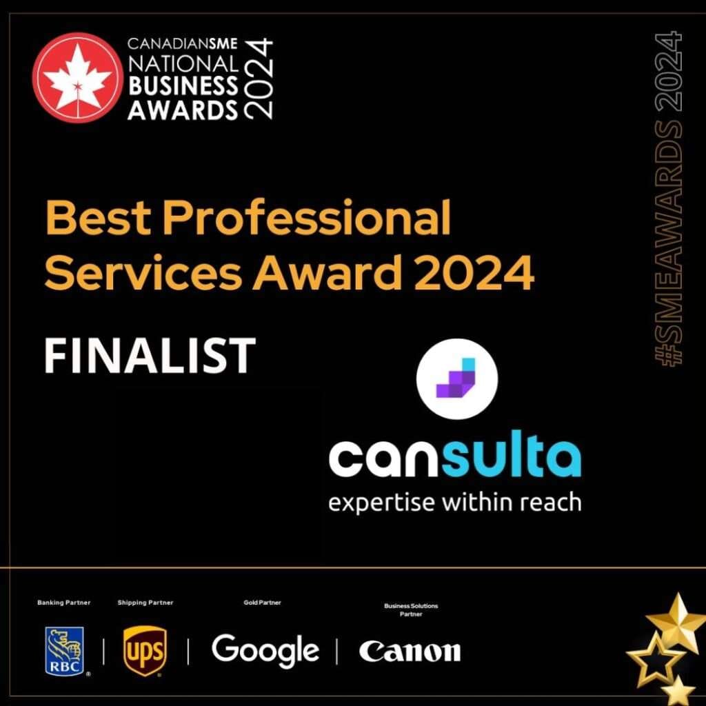 Cansulta is “Best Professional Services” Finalist at National Business Awards